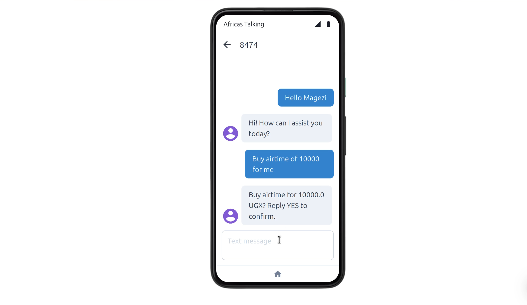 AI-Powered Offline SMS Chatbot