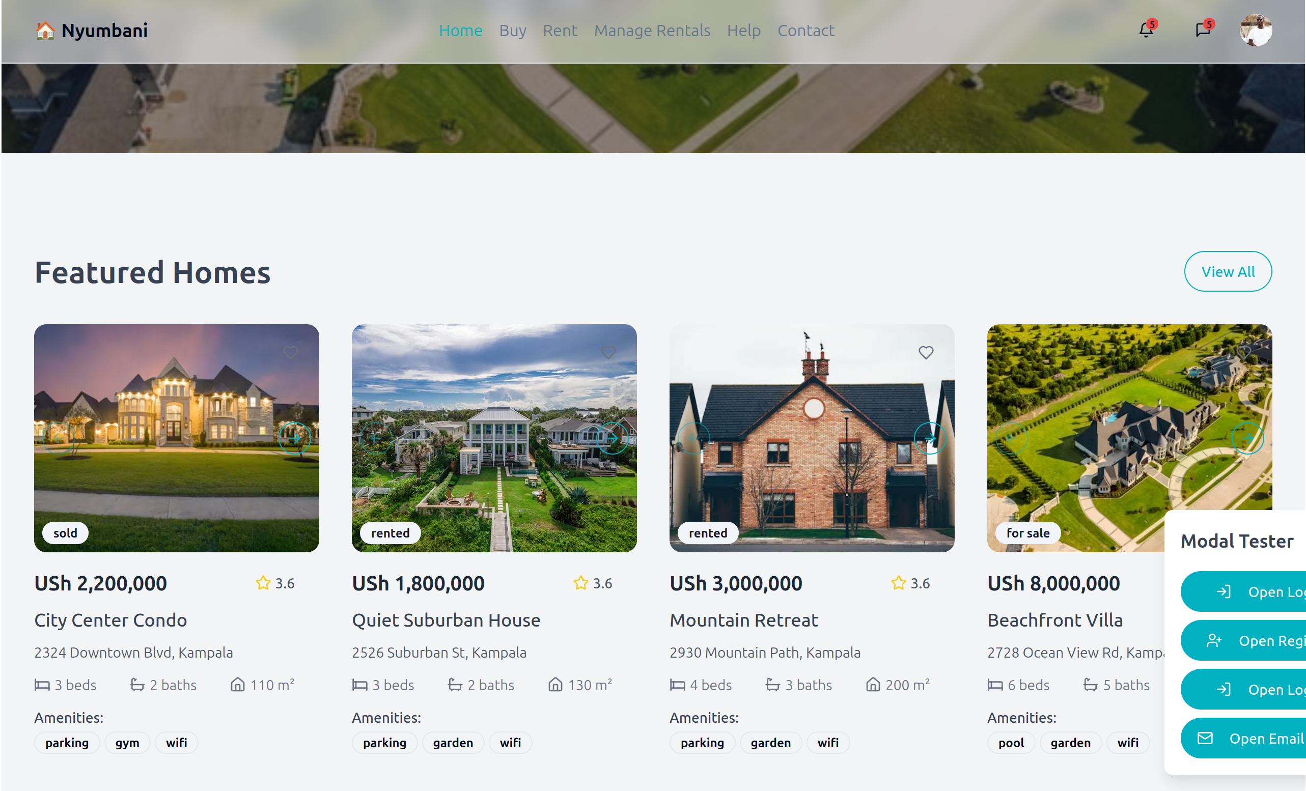 Nyumbani - Home Rental Application